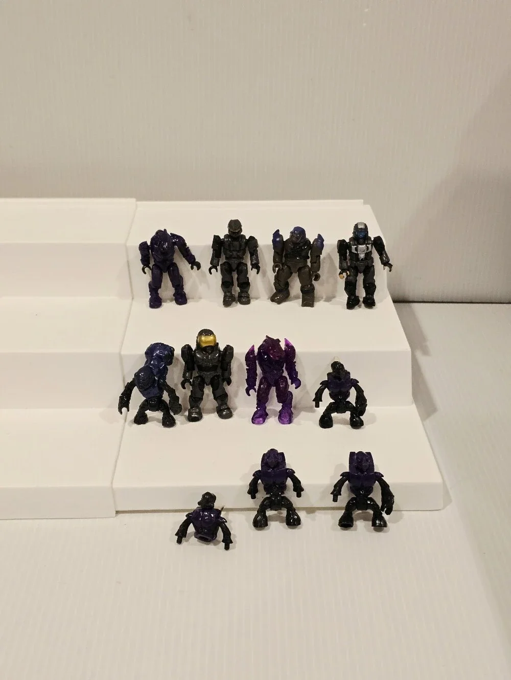 Mega Bloks Halo Ultimate Battle Collector Purple Figure Spartan ODST Elite Grunt